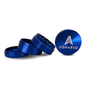 Ashario Aluminum Grinder 40mm 4pc - Blue