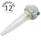 Glass Pipe Genuine Pipe Co 3" Fumed Straigh