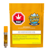Glacial Gold CBD 3:1 Fuzzy Mango 1g Prefilled Vape Cartridge