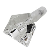 Karma Glass Bowl 14mm Triangle - Clear