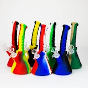 Fortune | 8.5" Angled Silicone Waterpipe - Assorted
