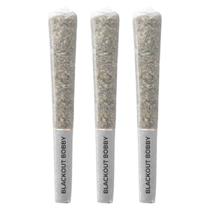 Pistol and Paris - Blackout Bobby Pre-Roll 3x0.5g Pre-Rolls