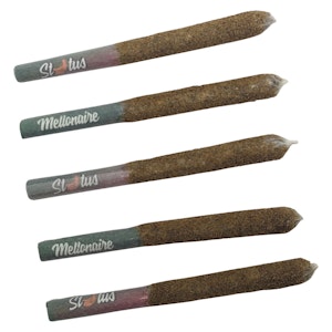 Status - Mellonaire 5 x 0.25g Liquid Diamond Infused Pre-Rolls