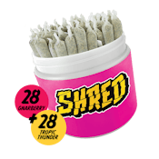 Shred Big Jar of Joints Tropic Thunder + Gnarberry 56 x 0.5g Pre-Rolls
