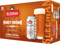 15C SLEEMAN HONEY BROWN LAGER - 15PK