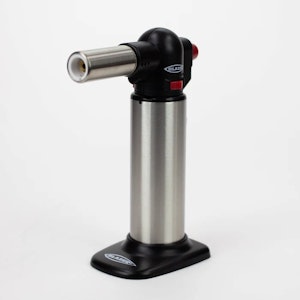 One Wholesale - Big Buddy Turbo Torch Lighter Black/Silver