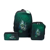 Mr Johnny Green | 3Pcs School Bag Set - Skull