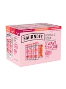 Smirnoff Vodka & Soda Rose Variety Pack