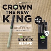 Redees Hemp'd Triangle Mints 10 x 0.4g Pre-Rolls