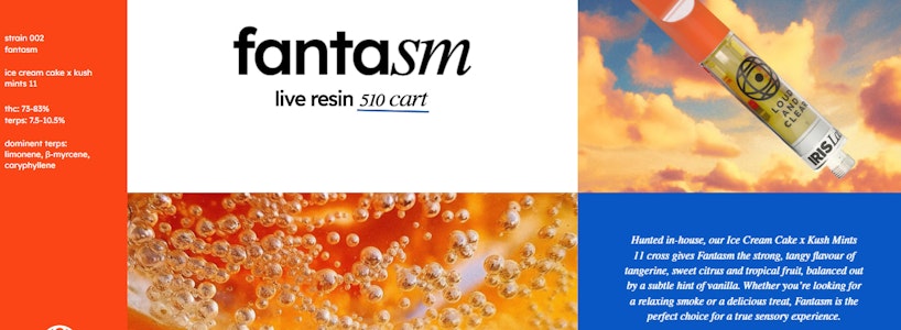IRIS Labs - Fantasm Live Resin 1g Prefilled Vape Cartridge