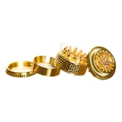 Gold Vault 65mm 4 Piece Grinder - Gold
