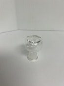 Large Glass "Bubble" Double Wall Bowl - Female 14mm