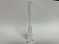3" Glass Slide 14mm w/ Single Hole