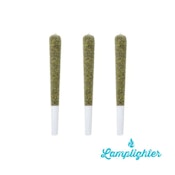 Lamplighter Sparks Infused PreRolls - Lychee Bubble Tea 3x 0.5g Distillate Infused