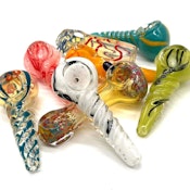 3.5" Inside Out Glass Pipe - Assorted