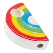 3.5" CERAMIC PIPE - RAINBOW