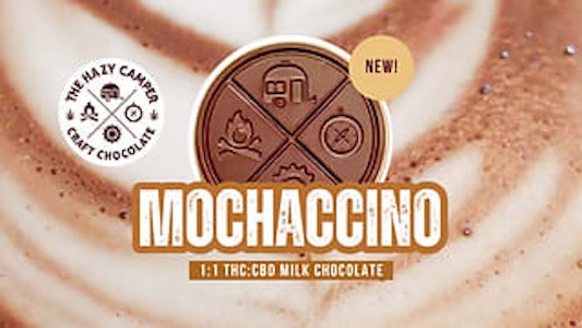 The Hazy Camper - MOCHACCINO 1:1 THC:CBD MILK CHOCOLATE - 5.7