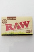 Raw Organic Hemp Rolling Papers - Singlewide