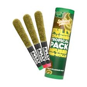 Spinach  - Spinach - Fully Charged Tropical Pack Infused - 3 x0.5g