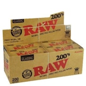 RAW Natural King Size Slim 200s Rolling Papers