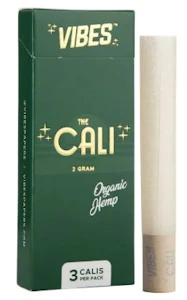 Pinnacle Distributors Inc - THE CALI ORGANIC HEMP CONES | Vibes - 3 x 2g |