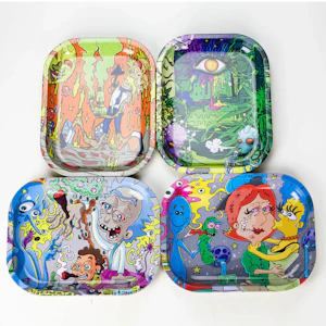 One Wholesale - Cartoon Metal Small Rolling Trays