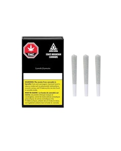 Coast Mountain Cannabis - Coast Mountain Cannabis BC Organic Peanut Butter Souffle Pre-Rolls LTO