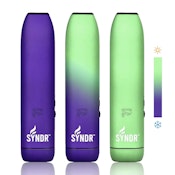 SYNDR DRY HERB VAPORIZER - FAIRY FIRE - PURPLE TO GREEN
