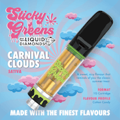 Carnival Clouds Liquid Diamonds 1g - Sticky Greens