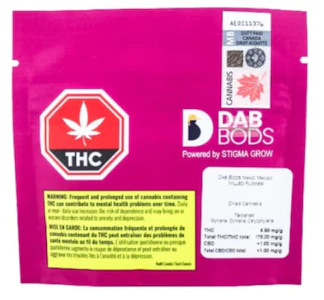 Dab Bods - Dab Bods Hybrid 10g Milled Flower Mango