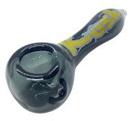 4.5" KUSH glass pipe | Yellow