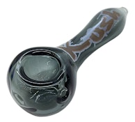 4.5" KUSH glass pipe | Brown