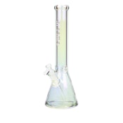 16" 9mm Preemo Glass Ion Plated Beaker (Purple-Red)