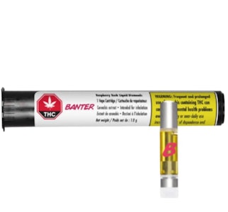Banter - Banter Raspberry Rush Liquid Diamonds 1g Prefilled Vape Cartridge Blend