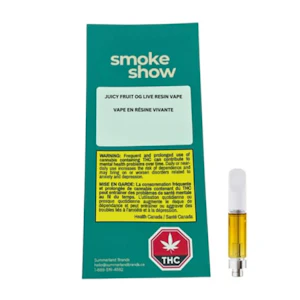 Smoke Show - Juicy Fruit OG Live Resin 1g Prefilled Vape Cartridge Smoke Show