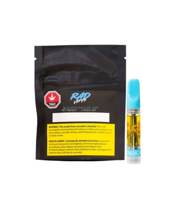 RAD - RAD Blue Zkittles Distillate 1.0 g Prefilled Vape Cartridge Main Image