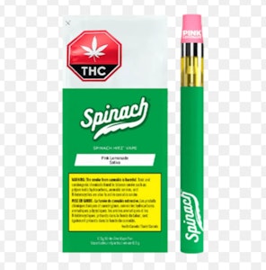 Spinach - Spinach HITZ Pink Lemonade 0.5g Disposable Vape Pen