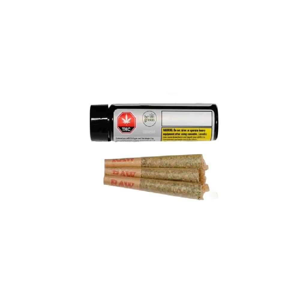 SNOWMAN INFUSED PRE-ROLLS | BC Green - 3 x 0.5g | Rest