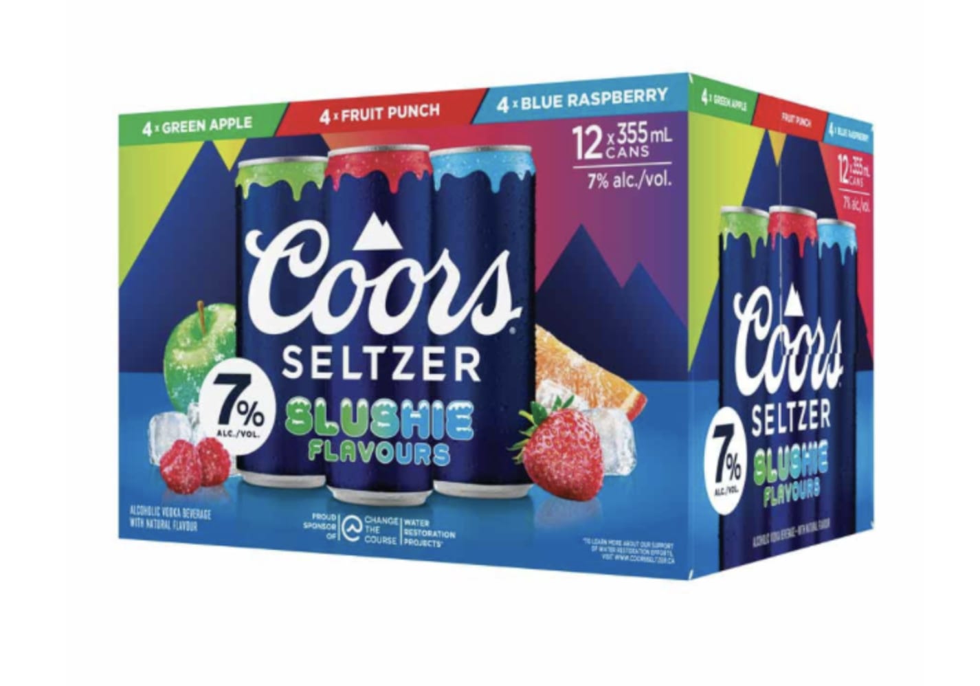 12C COORS SELTZER SLUSHIE 7.0 VARIETY PACK - Costcan Liqu...